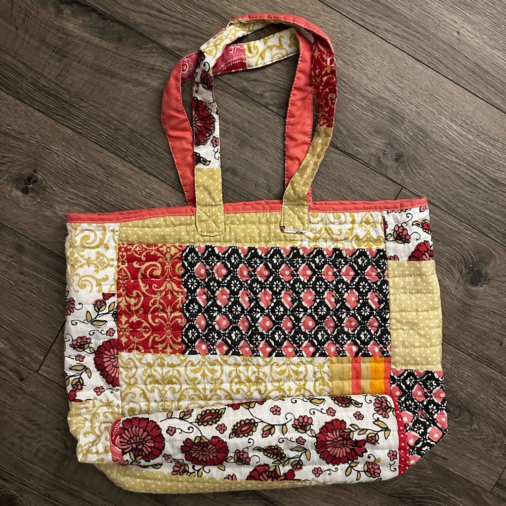 Multicolor Patchwork Tote
